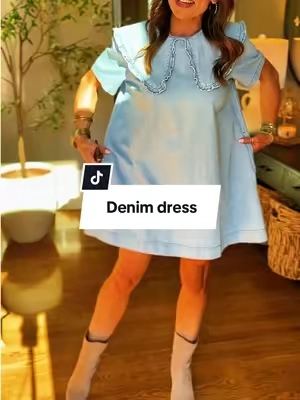 #dress #denim #womensfashion #tiktokshopcreatorpicks #ttsfashionweek 