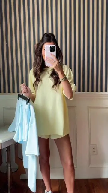 Omg the yellow!!!! @Comfrt #comfrt #comfyoutfit #tiktokshopaffiliate #tiktokshopfinds #comfrtwaffleset 