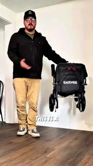 Lightweight folding wheelchair for seniors and people with disabilities #wheelchair #tiktokshopcreatorpicks 