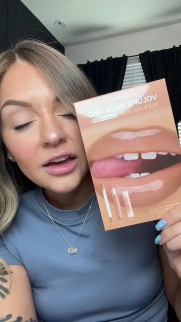 This viral nude lip combo is viral for a reason. We love a good lip combo. #lipcombo #lipkit #lips #tiktokshopfinds #makeup 
