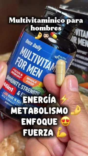 Multivitaminas para hombres!  Energía vitalidad y muchas vitaminas para que te sientas súper saludable! #fyp#vitaminas#menvitaminas#vitaminasparahombres #multivitaminasparahombres 