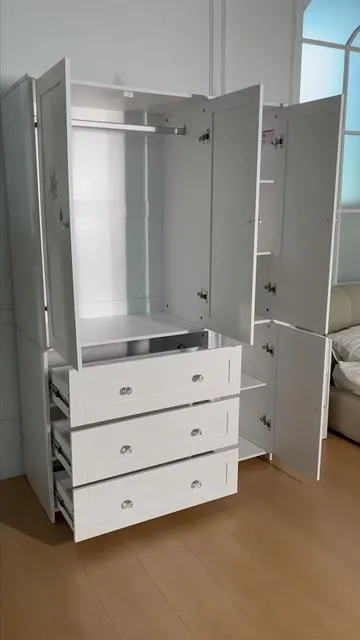 My favorite wardrobe in bedroom 🛏️ #tiktokmademebuyit #wardrobe #furniture #homedecor #roomdecor 