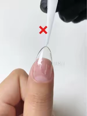 She’s not just sticking around—she’s doing the most. 👀💅😆#gelxnails #fypages #nailtutorials #aillsanailglue #nailinspo 