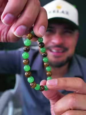 Arpurraina Money Attraction Bracelet con Green Aventurine y Tiger Eye para prosperidad, abundancia y protección energética. Pulsera elástica cómoda ideal para uso diario y estilo con intención.#MoneyBracelet #Abundancia #OjoDeTigre #Aventurine #TikTokShopStockUp 