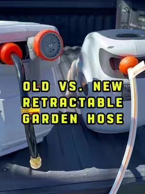 Quick to roll out, easy to stow away. These retractable systems make using water hoses simple and easy. #water #hose #retractable #gardening #lawncare 
