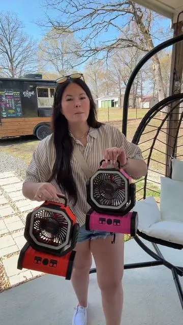 #outdoorfan #portablefan #campingfan #sportsmom 