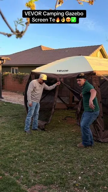 ✅🔥👌😍VEVOR Camping Gazebo Screen Te🔥👌😍✅ #campinglife #vevor #gazebo #screen #foryoupage 