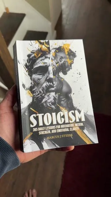 He doesn’t chase. He studies. He moves with purpose. One page a day. Less noise. More control. This book is a daily reset for your mind—discipline, clarity, and calm in under 5 minutes. #Stoicism #MentalStrength #DailyDiscipline #SelfMastery #TikTokCreatorPicks