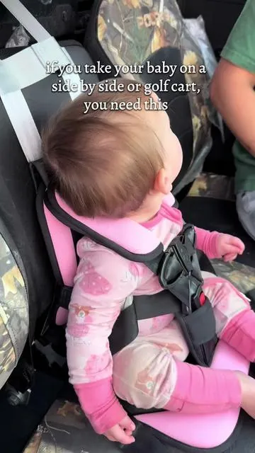 This makes golfing or just riding around so much more enjoyable and she loves being in it! Take the babies to make all the memories! @CraftsmanGolf #golftiktok #babiesoftiktok #golfcartcarseat #seatforbaby #tiktokshopfinds 