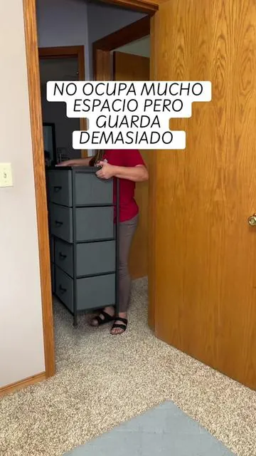 Cajonera perfecta para guardar tu ropa sin ocupar mucho espacio. #dresser #homeorganization #cajonera #roommakeover #tiktokshopdeals 