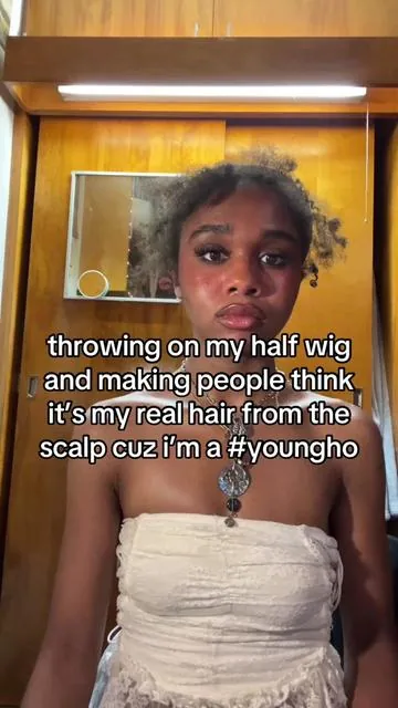 And yes, this it’s my real hair #fyp #foryoupage #fypシ #youngho #blackhairtiktok @OQHAIR @oqhairshop 