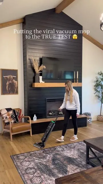 Y’all are gonna judge me for the water at the end 🫣🤮 this thing = GAME CHANGER 🙌🏼 #vacuummop #vacuum #cleaningproducts #mopping #tiktokshopcreatorpicks 