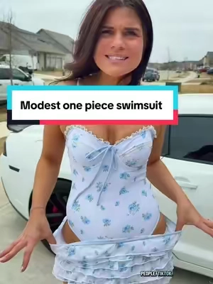 A one piece swimsuit with a coverup and is so cute modest and flattering! True to size #modestswimsuit #onepieceswimsuit #swimsuitset #tummycontrolswimwear #tiktokshopcreatorpicks @CiderCloset 