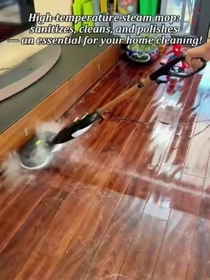 This is a high-temperature steam mop that can quickly polish your floors and kill bacteria. It's truly a great helper for household cleaning! #tiktokshop #mop #cleaning #floorcleaning #steammop