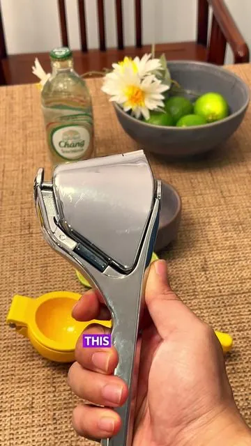 This lemon squeezer is a game-changer Why did I hand-squeeze for so long? #ganmchanger#lemonsqueezer#kitchhacks#nomoreseeds#byebyemess