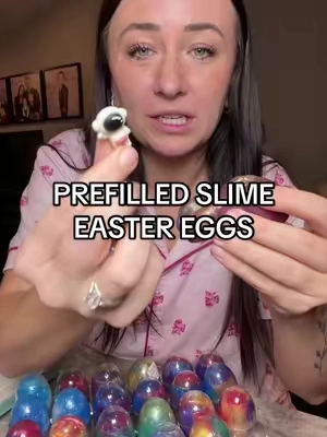 The coolest Easter idea ever 🚀 #easterbasketstuffers #easterwithkids #easteregghunt #prefilledeastereggs #slimeeggs 