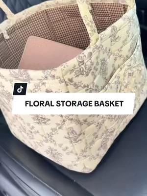 As a type B girl, my passenger seat will always be a catch all but this little basket makes it not look so awful 😆 #organization #storage #basket #carstorage #typeb 