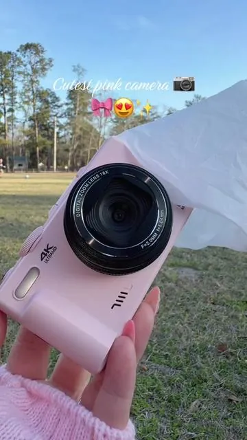 La cámara rosita más linda📸🎀#camera #digital #cameradigital #fotos #tiktokshop 
