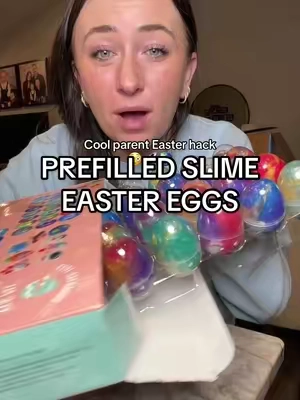 The coolest Easter idea ever 🚀 #easterbasketstuffers #easterwithkids #easteregghunt #prefilledeastereggs #slimeeggs