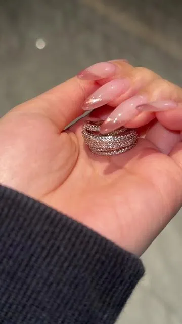 Super unique 925 silver ring💗  #925silverjewelry #sterlingsilverjewelry #sparklingrings #tarnishfreejewelry #jjchic 