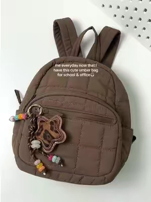 I could carry it everyday and everyday✨📸#bagsmart #schoolbag #minibackpack #whatsinmybag #everydaybag 