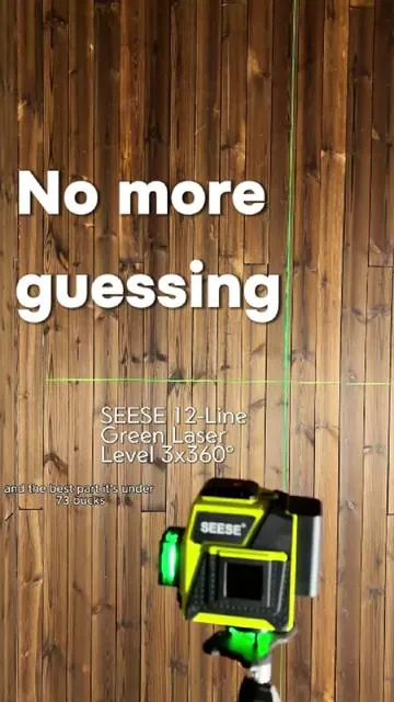 Your shelf, your wall, your relationship - start by leveling. #laserlevel #seesesuperbrandday #bluecollar #homedesign#tiktokshopstockup