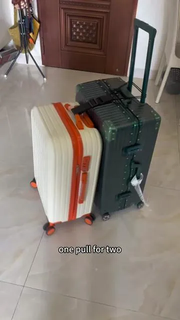 No More chaotic luggage!This strap Lets You carry Multiple Bags Like a pro #TravelHacks#LuggageEssentials#TravelMustHave#PackingTips#TravelGear