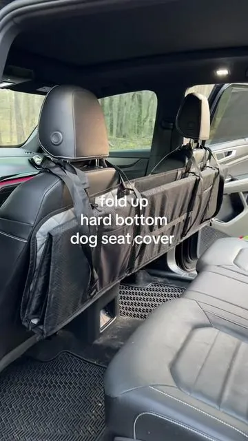 Your dog called: they want this fold up hard bottom dog seat cover upgrade as much as you  @Pecute Official  #dogseatcover #petaccessories #petproducts #autoaccessories #TikTokShopCreatorPicks