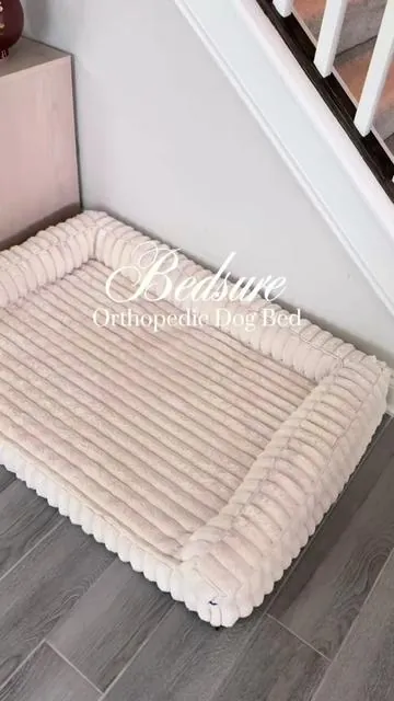 Milo has been loving his new Bedsure orthopedic bed. The three sided support makes it perfect for cozy naps, and the fact that it’s waterproof and machine washable makes it even better.💤🤍 #BedsurePet #bedsurecomfyfleece #PetSofa #DogComfort 