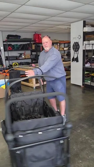 Heavy duty wagon stroller #wagon #stroller #kids #playpen #badearl 