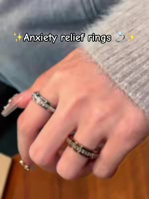 So cute and calming 🤗💖 #anxietyrelief #anxiety #ring #jewelry #foryoupage 