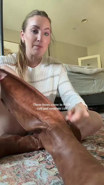 Wide calf friendly boots that never get uncomfortable?? #boots #ridingboots #drscholls #comfyboots 