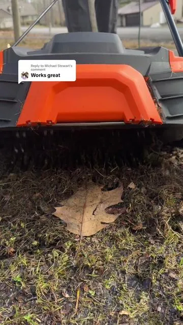 Replying to @Michael Stewart the @VEVOR Store electric Dethatcher and scarifier definitely works great to get your yard ready for summer. #dethatcherandscarifier #vevor #yardwork #yardcleanup 