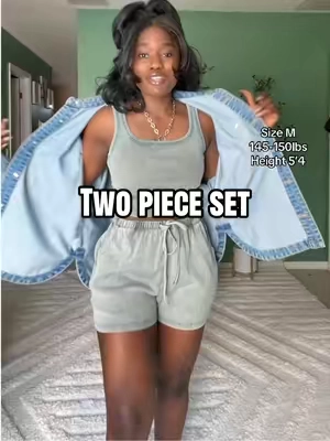 Cute and comfy two piece set all spring & summer long @AUTOMET #twopieceset #matchingset #springfashion #tiktokshopspringglowup #tiktokshopcreatorpicks 