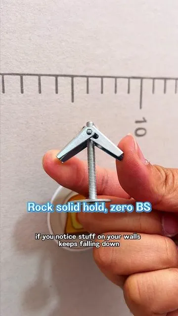 Heavy-duty drywall anchors that lock tight and never fail. Safe, solid, and built to last!#DIY #fyp #anchors #drywall #tools 