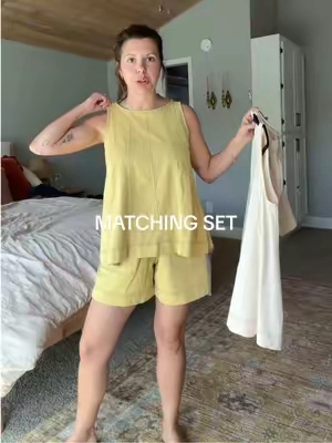 still one of my favorite matching sets that is 100% cotton #tiktokshopcreatorpicks #matchingset 