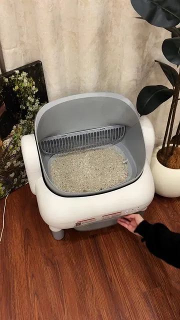 A cat litter box that all cats love💕#fumoi #pettech #litterbox #tiktokshopspring #SpringSale 