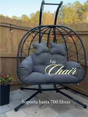 The perfect addition to your home or yard ✨☀️⛱️ @RIWENGO  #outdoorfurniture #eggchair #dealsforyouday #tiktokshopspringglowup 