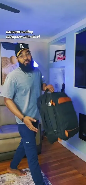 #bagsure  #rollingbackpack with #wheel 