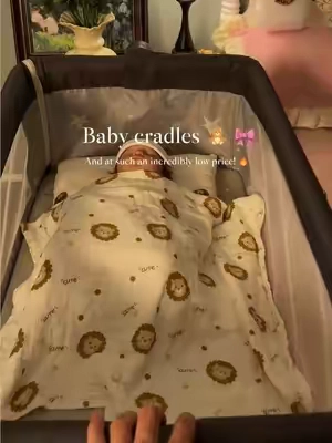 Say goodbye to wobbly cribs! 😫 This super sturdy 3-in-1 crib is an essential safety tool for your baby's room. 50% off + free shipping! 📉 Grab yours now! 👇#babybassinet #3in1crib #stablesleep #newmomtips #newbornsleep 