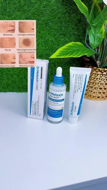 Dúo de exfoliantes facial y crema con ácido Tranexamico y Niacinamida para manchas oscuras e hipermegtacion #drmelaxin #darkspots #melasma #paño 
