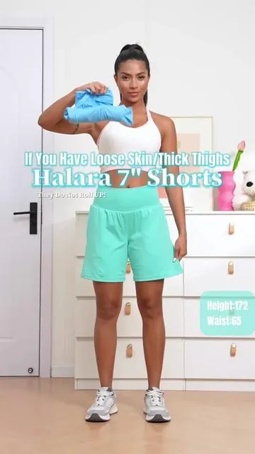 Ultra high-waist 7" shorts with four-way high stretch and side pockets—tap to shop! 🧘‍♀️✨#casualoutfitinspo #ootdinspiration #fitcheck #shortspants #yogashorts #gymshorts