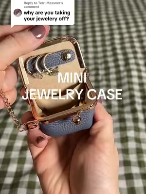 Replying to @Terri Messner I take my jewelry off the second I get overstimulated 🫠 usually it’s just thrown in my purse so this has been nice to have! #jewelrycase #travelnecessities #jewelry #traveltiktok #tiktokshopcreatorpicks 