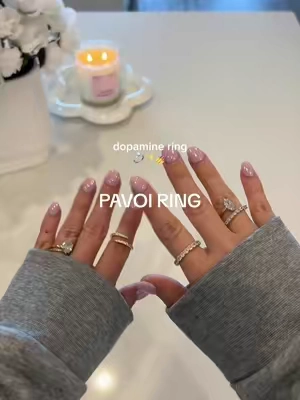 @PAVOI the design department needs a raise 🥹✨💅 so obsessed with this one! #pavoijewelry #pavoi #jewelrytiktok #jewelrytok #stackingrings 