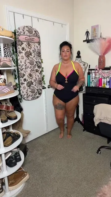 This swimsuit is giving flattering in all the right places. The tummy control holds everything in while the ruched design and front detail make it look stylish and classy at the same time. Definitely a confidence booster for beach or pool days. @BMJL_Luna  #SpringBreak #ModestSwimsuit #TummyControlSwimsuit #OnePieceSwimwear #BeachDayReady