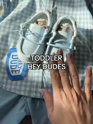 The CUTEST little @HeyDude toddler shoes!! #toddlershoes #toddlerboyclothes #toddlerboyoutfit #toddlerheydudes #kidsshoes 