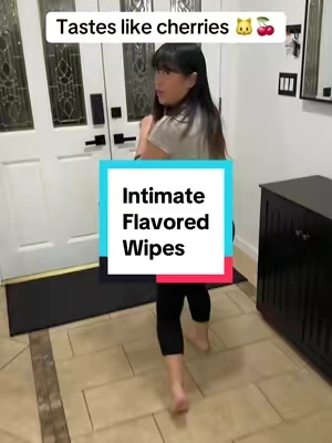 #intimatewipes #flavoredwipes #sweetums #femininecare #tiktokshopcreatorpicks 