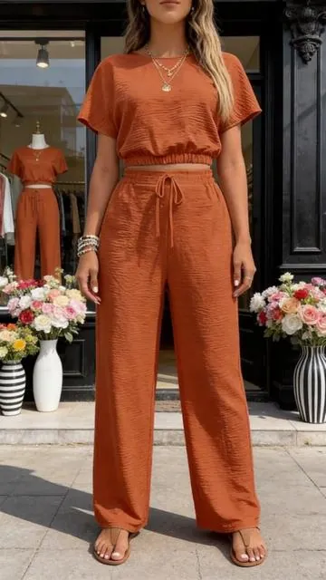 Your next favorite outfit🥰#fyp #womensfashion  #tiktokholidayhaul #ootdfashion #2pieceset 