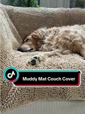 this might be the best @Muddy Mat product yet. #couchcover #dogblanket #dirtypaws #dogparents #tiktokshopcreatorpicks 