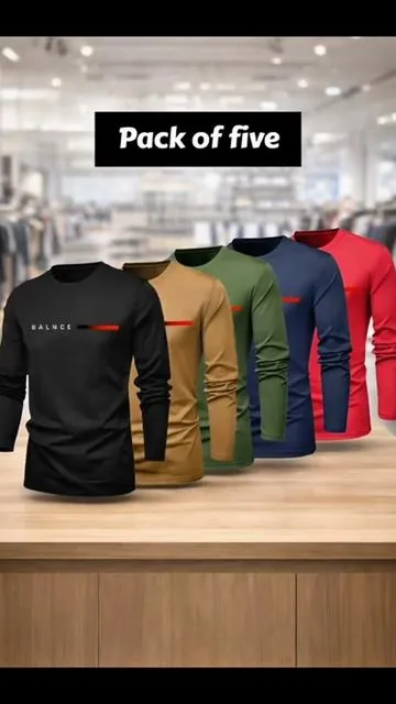 Diseñadas para el movimiento, estas camisetas de alta calidad de elasticidad suave combinan tejido de elastano transpirable con un diseño de cuello redondo a medida. La construcción de punto con estampado de letras soporta sesiones de gimnasio y salidas casuales, #Long #Sleeve #Tees #5pack #men 